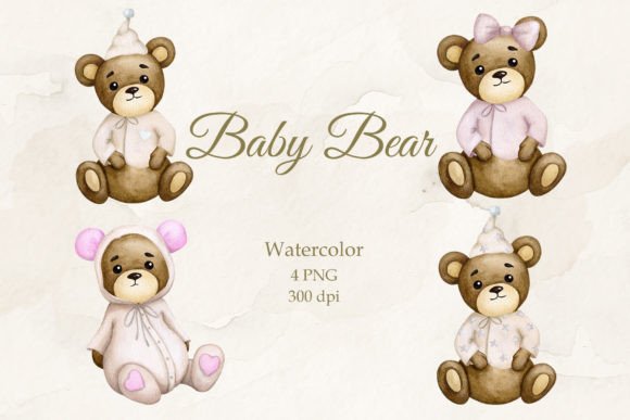 Baby Bear Watercolor Collection: A Designer's Guide to Whimsical Decor