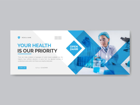 Medical Facebook Cover Banner Template: A Professional Design Asset