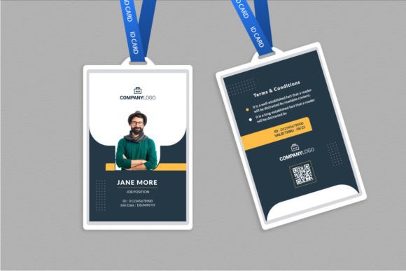 Minimal General Business Id Card Templat: A Professional Identity Solution