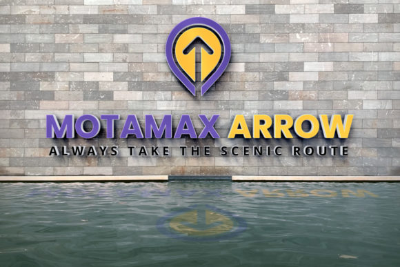 Motamax Arrow Logo Template: A Sharp Vector for Modern Brands
