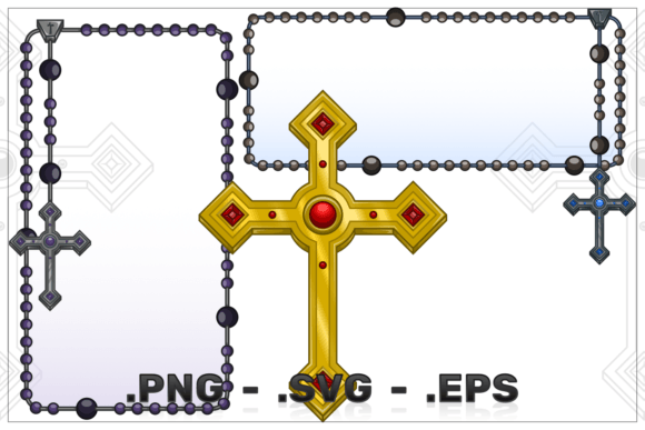 Photo Frame with Christian Rosary: Design That Connects