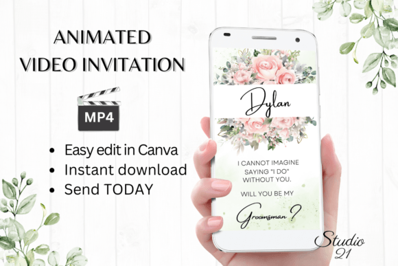 Pink Roses Groomsman Proposal W3276GM: A Guide to This Elegant Font