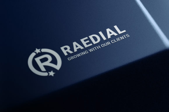 Raedial R Logo Design: A Modern Vector for Branding