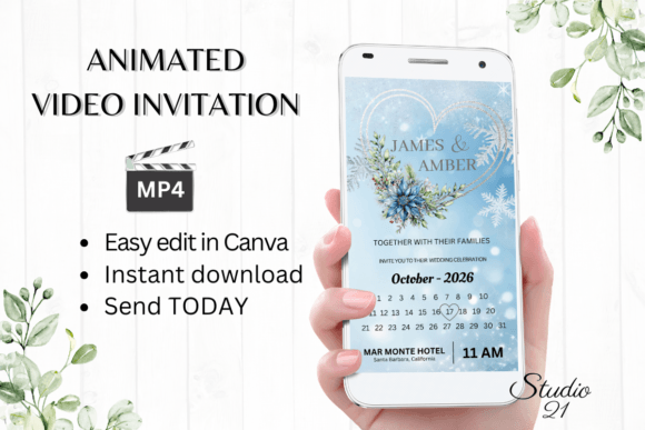 Winter Wedding Invitation W8258B: A Complete Guide